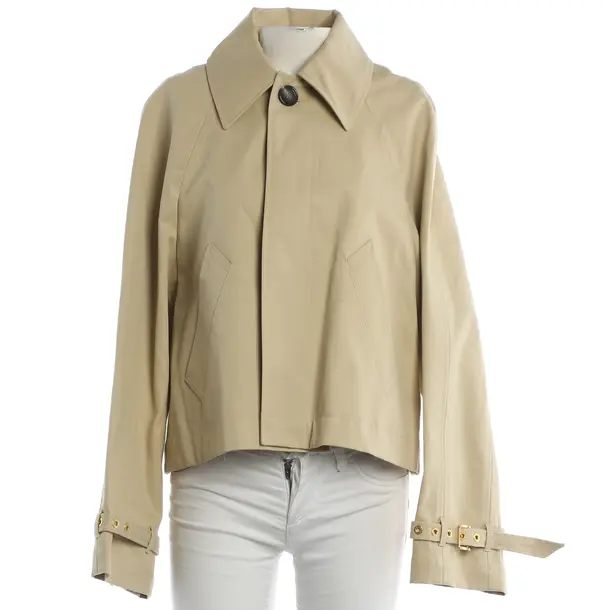 Mid-Season Jacket, in Beige, Cotton, Ami Paris