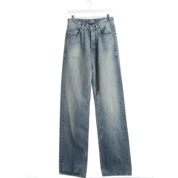 Straight Fit Jeans, in Blue, Cotton, Saint Laurent