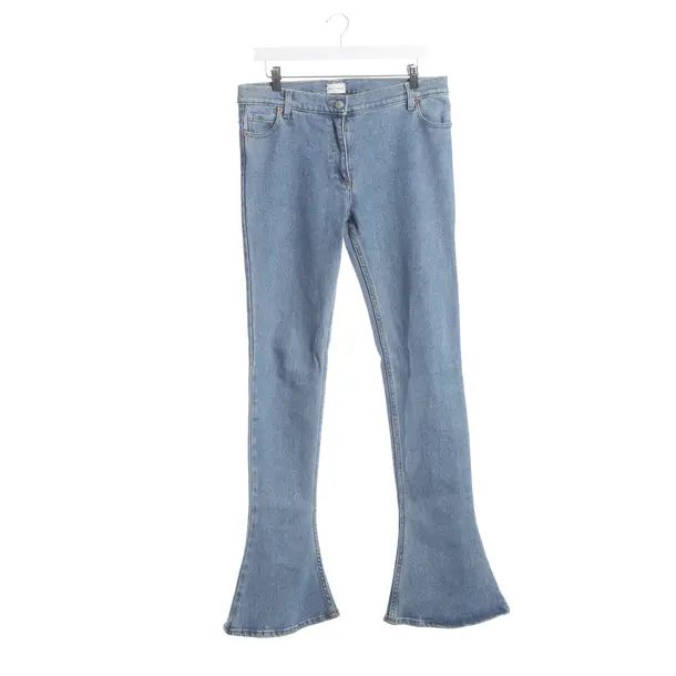 Flared Jeans, in Light Blue, Cotton, Magda Butrym