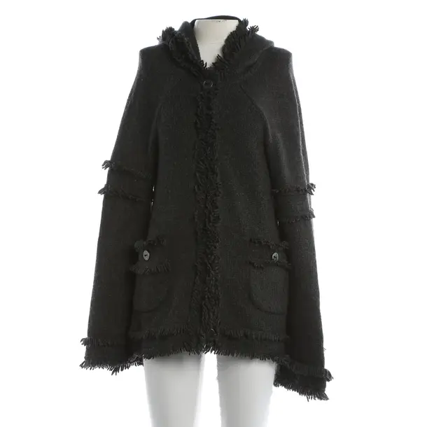Cardigan, in Grigio scuro, Cachemire, Chanel