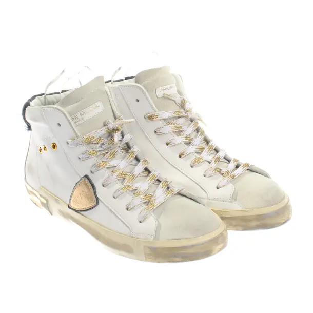 High-Top Sneakers, in White, Philippe Model