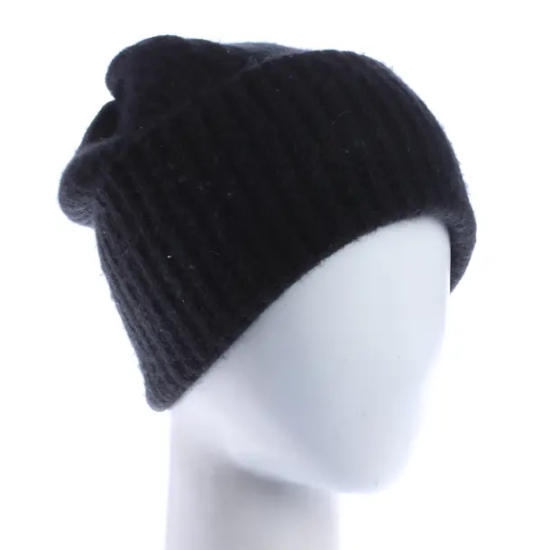Mütze, in Schwarz, Kaschmir, Warm-Me