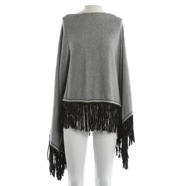 Poncho, in Grau, Kaschmir, Antonia Zander