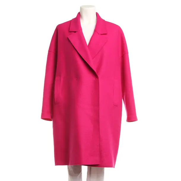 Cappotto mezza stagione, in Fucsia, Lana, Harris Wharf Londra