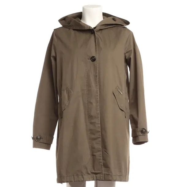 Cappotto mezza stagione, in Verde scuro, Cotone, Woolrich