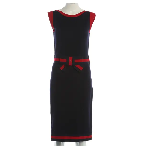 Kleid, in Navy, Baumwolle, Carolina Herrera