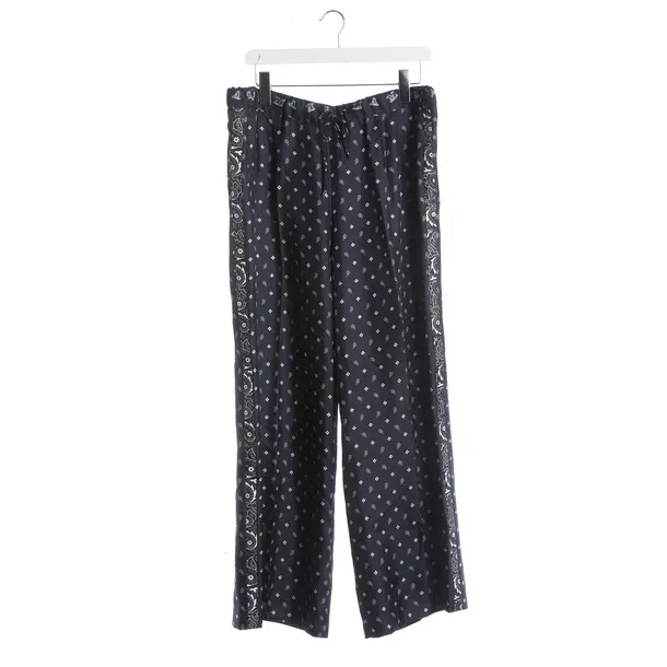Pants, in Navy, Silk, Max Mara