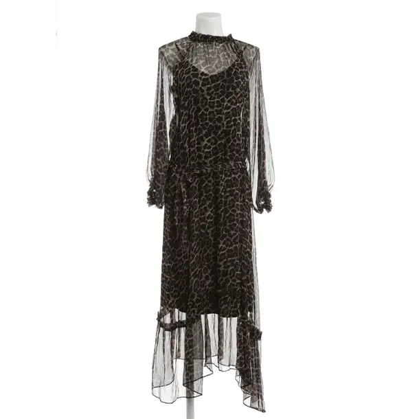 Kleid, in Dunkelbraun, Seide, Mrs & Hugs