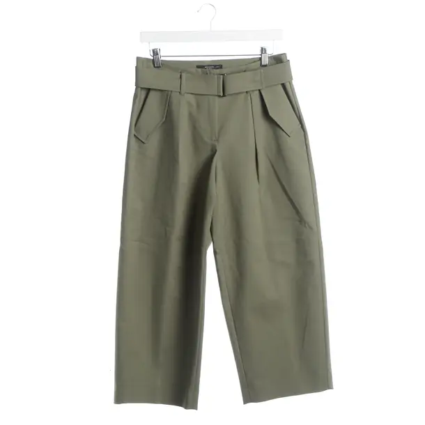 Pantaloni, in Verde scuro, Cotone, Max Mara