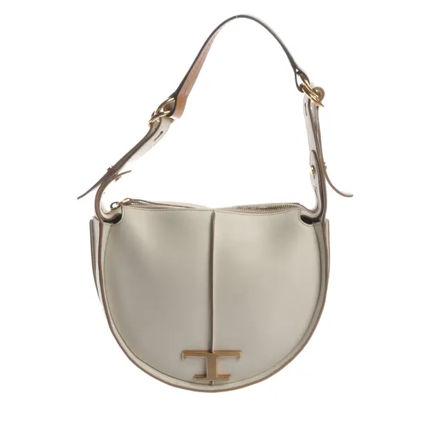 Shoulder Bag, in Beige, Leather, Tod´s