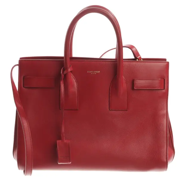 Borsetta, in Rosso, Pelle, Saint Laurent
