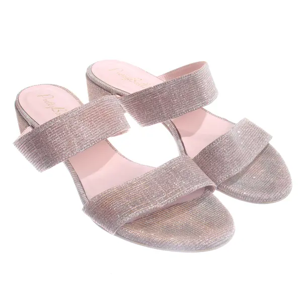 Heeled Sandals, in Light Pink, Pretty Ballerinas