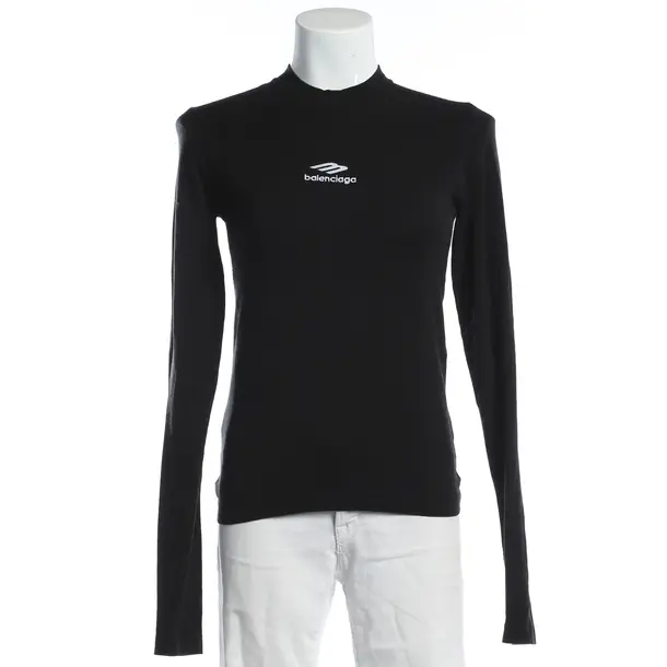 Shirt, in Black, Cotton, Balenciaga