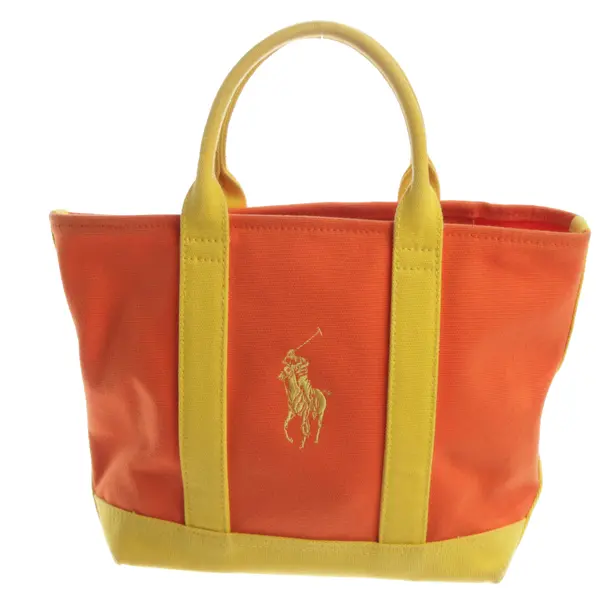 Handbag, in Yellow, Polyester, Polo Ralph Lauren
