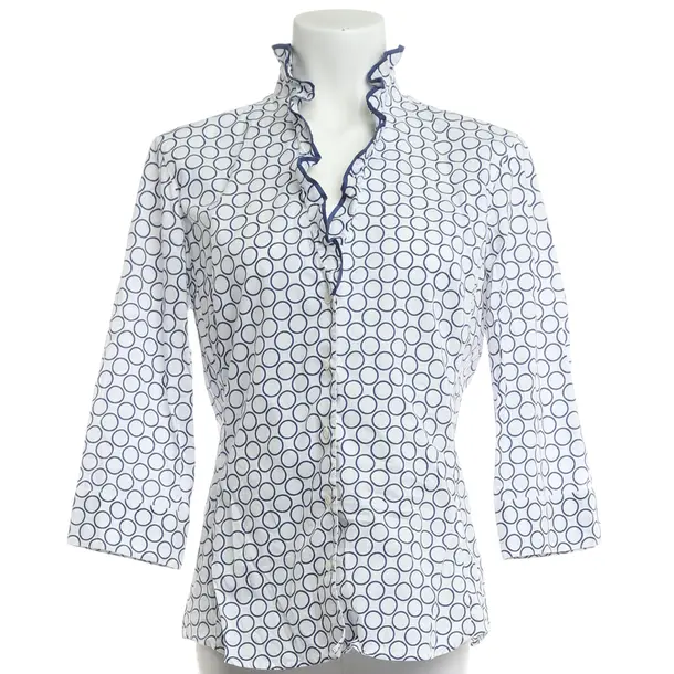 Bluse, in Navy, Baumwolle, Caliban