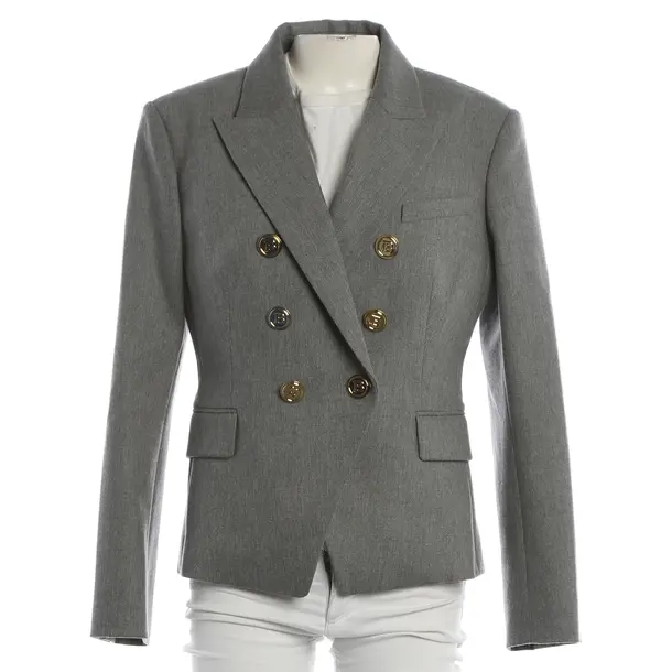 Blazer, in Grau, Wolle, Balmain