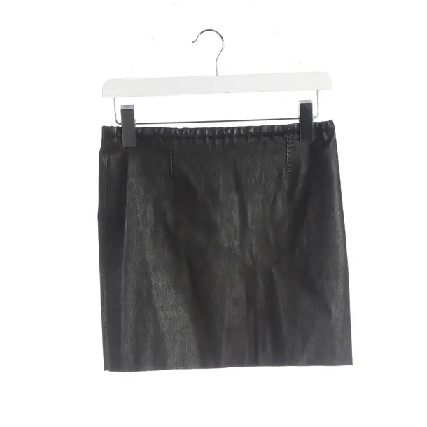 Skirt, in Black, Leather, Stouls