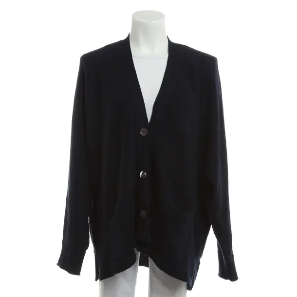 Cardigan, in Navy, Cashmere, FTC Cashmere
