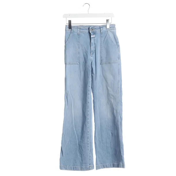 Jeans Flared, in Hellblau, Baumwolle, Closed