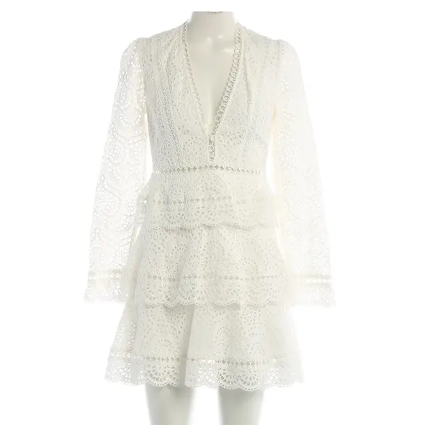 Cocktail Dress, in White, Cotton, Zimmermann