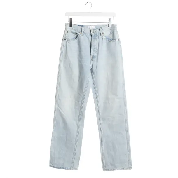 Straight Fit Jeans, in Light Blue, Cotton, Re/Done