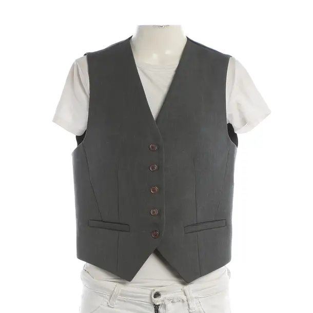 Vest, in Gray, Other fibres, Frankie Shop