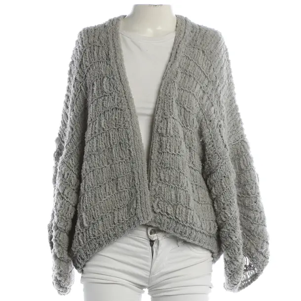 Cardigan, in Gray, Cotton, Iris von Arnim