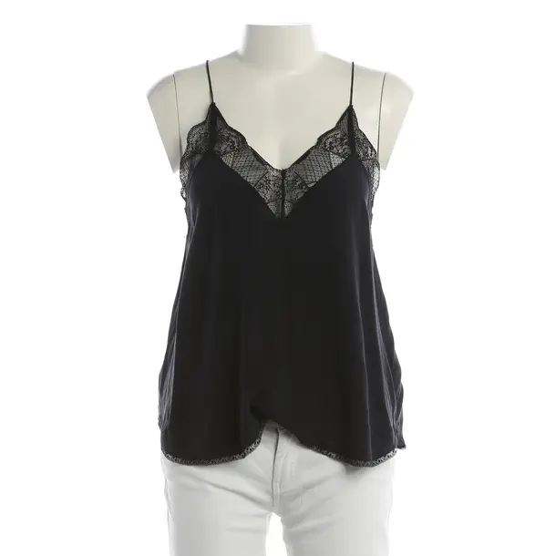 Top, in Navy, Silk, Zadig & Voltaire