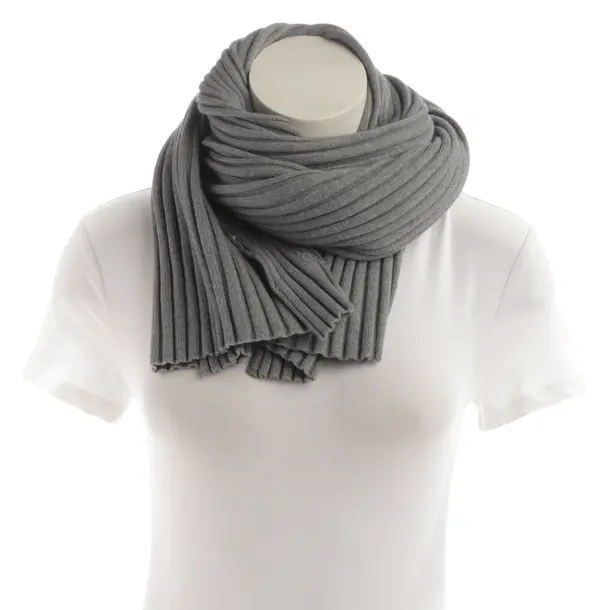 Schal, in Grau, Baumwolle, Hugo Boss