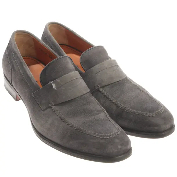 Loafers, in Grau, Santoni