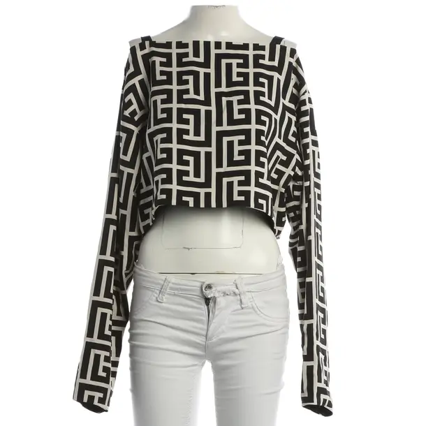 Camicetta, in Nero, Viscosa, Balmain