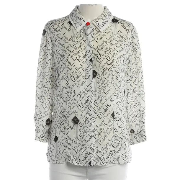 Blouse, in White, Viscose, Elisabetta Franchi