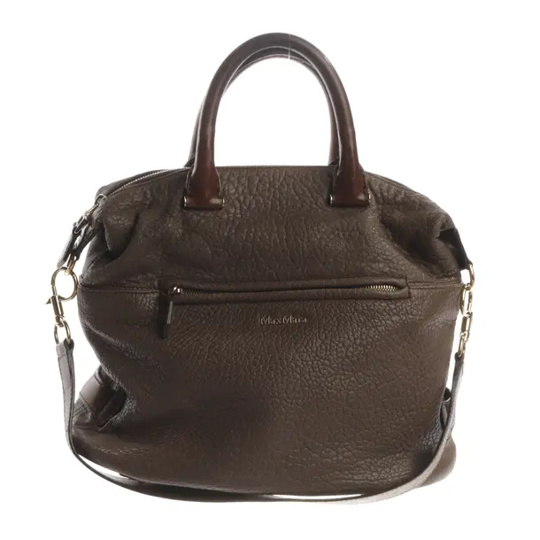Handtasche, in Braun, Leder, Max Mara