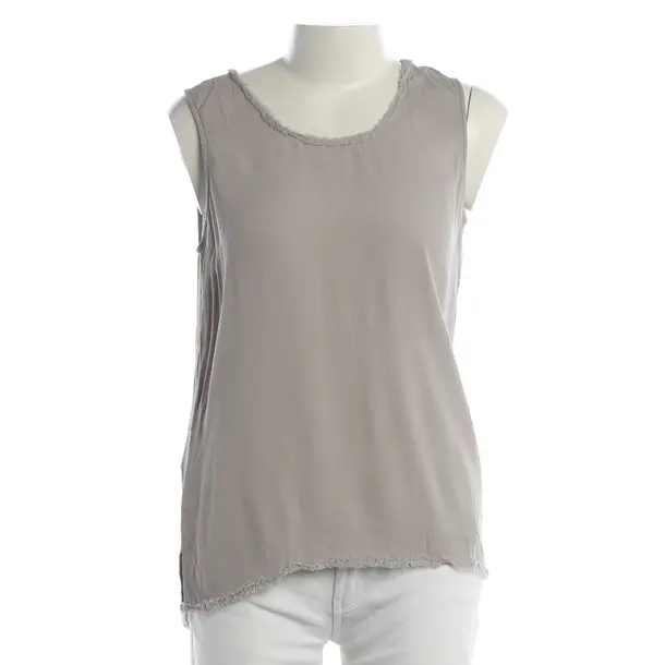 Top, in Gray, Polyester, American Vintage