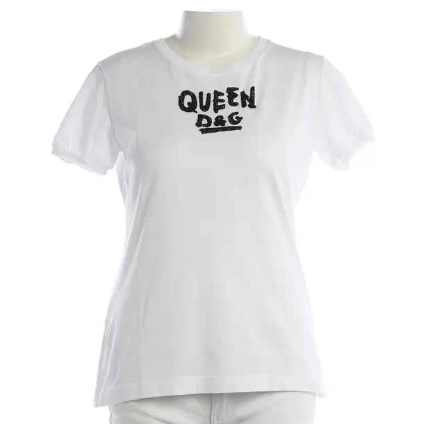 Shirt, in Weiß, Baumwolle, Dolce & Gabbana