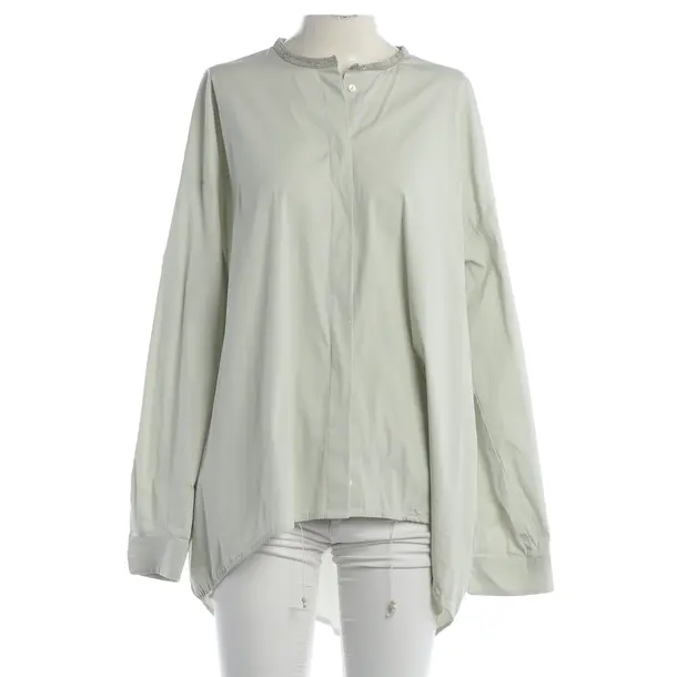 Bluse, in Hellgrau, Baumwolle, Fabiana Filippi