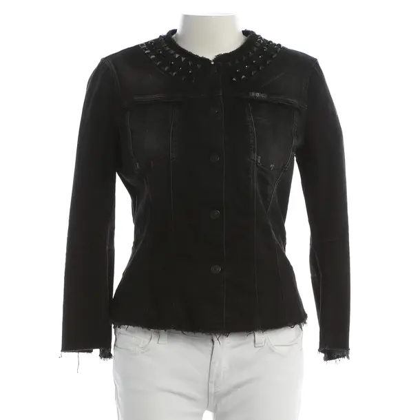 Denim Jacket, in Black, Cotton, 7 for all mankind