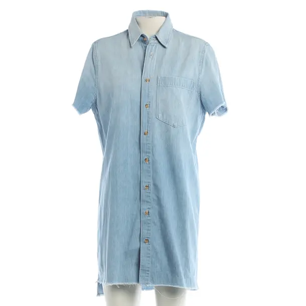 Dress, in Light Blue, Cotton, Mother