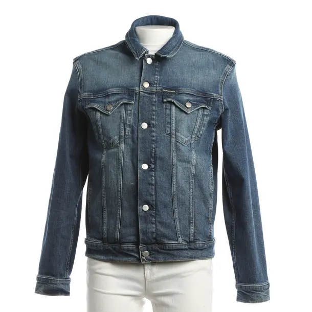 Denim Jacket, in Navy, Cotton, Calvin Klein