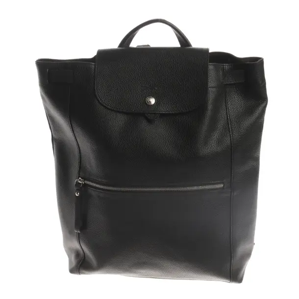 Rucksack, in Schwarz, Leder, Longchamp