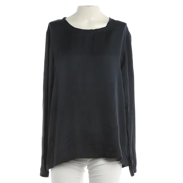 Blouse, in Navy, Viscose, Nili Lotan