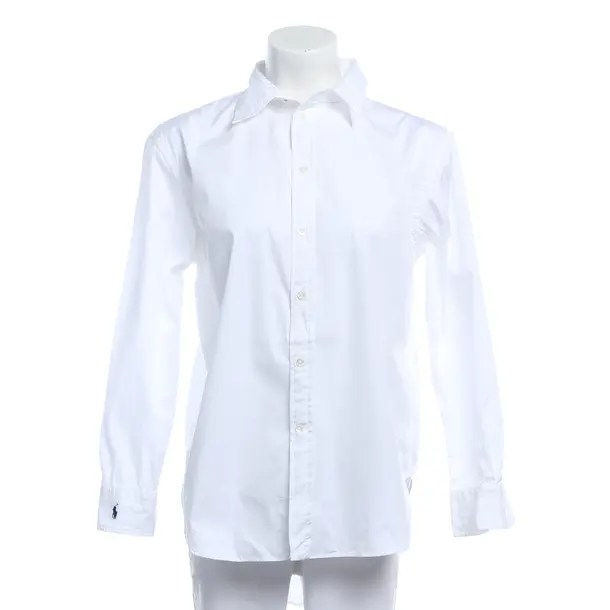 Blouse, in White, Cotton, Polo Ralph Lauren