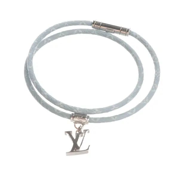 Bracciale, in Azzurro, Pelle, Louis Vuitton