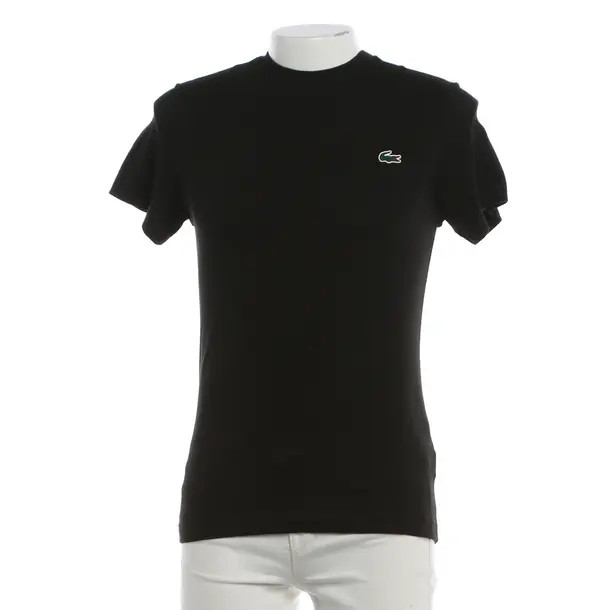 T-Shirt, in Black, Cotton, Lacoste