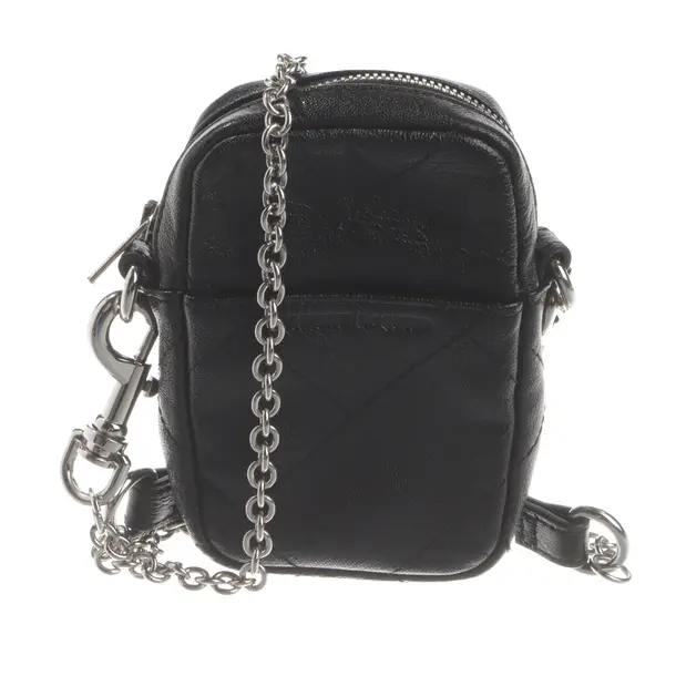 Phone Case, in Black, Leather, Alexander McQueen