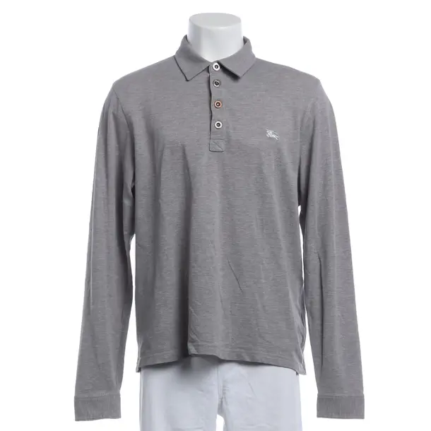 Longsleeve, in Grau, Baumwolle, Burberry London
