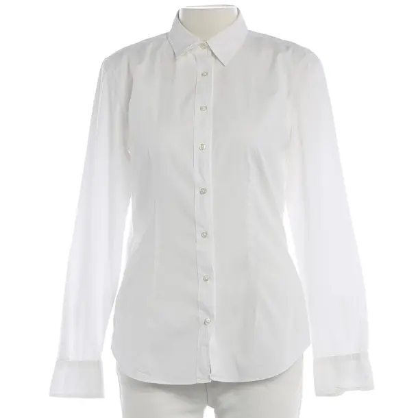 Blouse, in White, Cotton, 0039 Italy