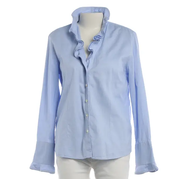 Camicetta, in Azzurro, Cotone, Asburgo