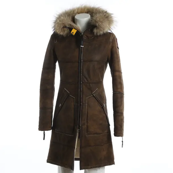 Ledermantel, in Braun, Leder, Parajumpers