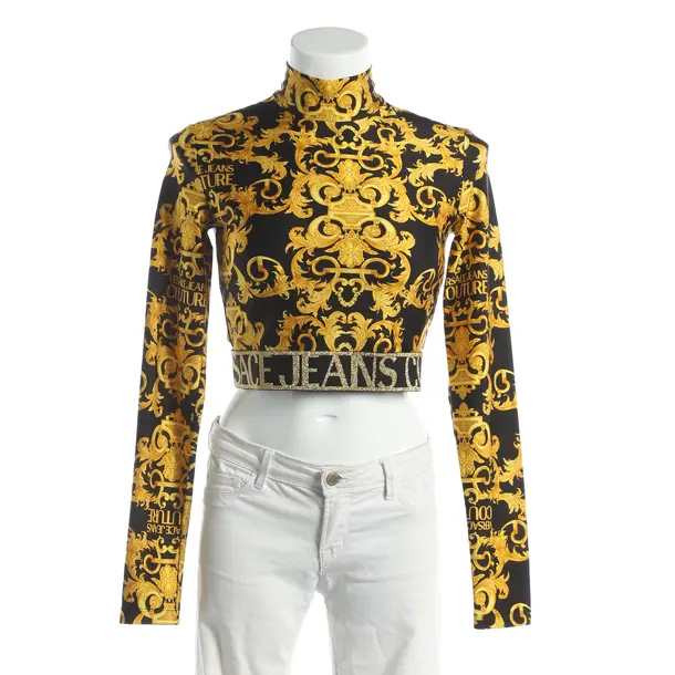 Bluse, in Schwarz, Polyimid, Versace Jeans Couture